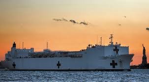 USNS Comfort, comforts New York.