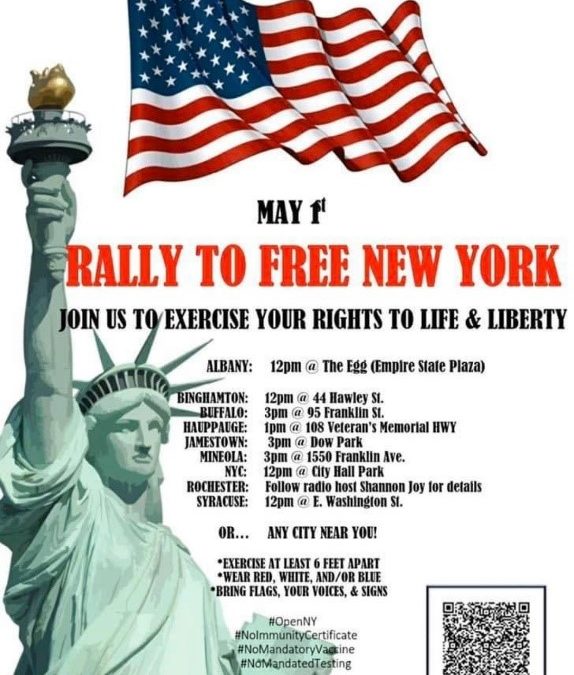 Join a Rally to Free New York on May 1