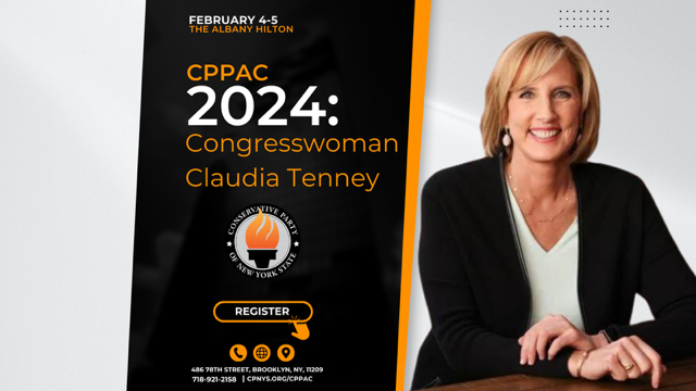 Congresswoman Claudia Tenney to Address CPPAC attendees